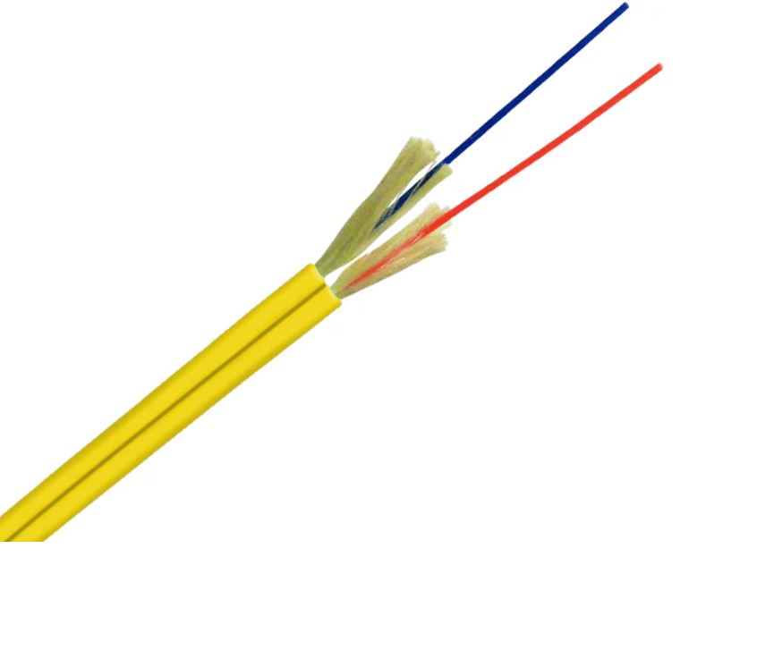 BLACKSTONE Duplex Zip-cord Interconnect Fiber Optic Cable, Riser, Indoor, Single