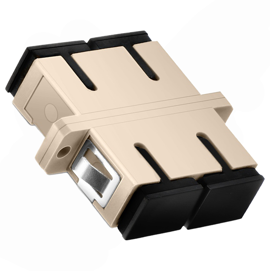 BLACKSTONE SC/UPC to SC/UPC Duplex Single Mode Plastic Fiber Optic Adapter/Coupl
