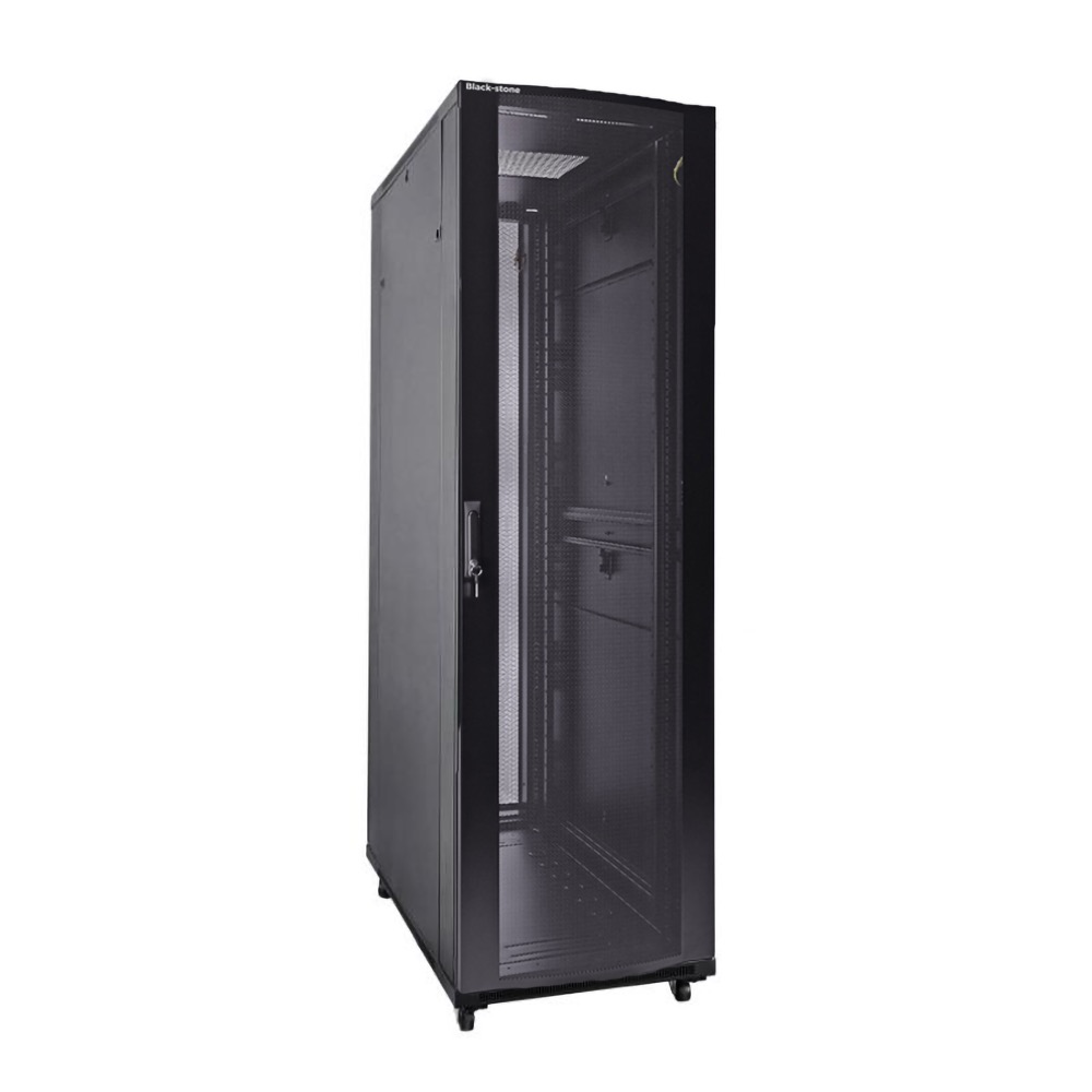 BLACKSTONE Standalone 27U 600mm Depth Networking Cabinet Perforated