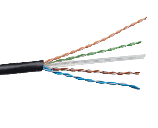 BLACKSTONE CAT6 U/UTP Ethernet Bulk Cable, Indoor, 1000ft, 23AWG 4 Pair Solid Pu