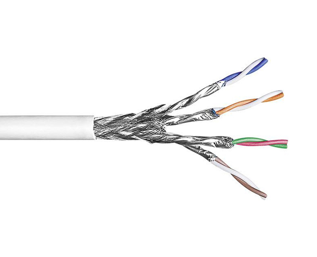 BLACKSTONE CAT7A S/FTP Ethernet Bulk Cable, Indoor, 1000ft, 23AWG 4 Pair Solid P