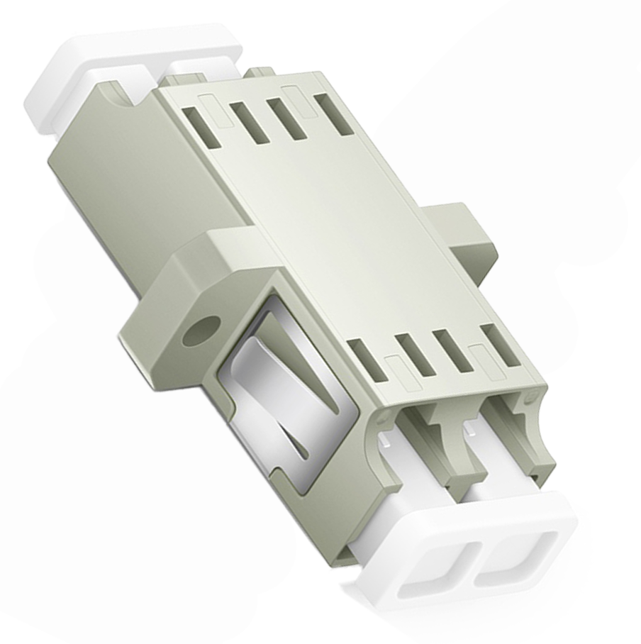 BLACKSTONE LC/UPC to LC/UPC Duplex Single Mode Plastic Fiber Optic Adapter/Coupl