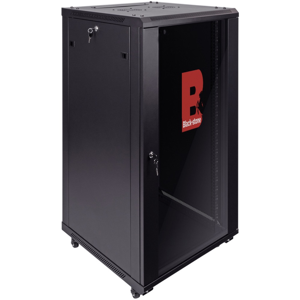 BLACKSTONE Standalone 22U 1000mm Depth Networking Cabinet