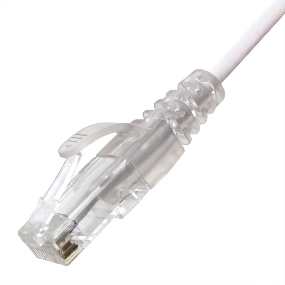 Black-Stone Cat6 UTP Patch cord, 15CM, White - BSAC015M600-WH