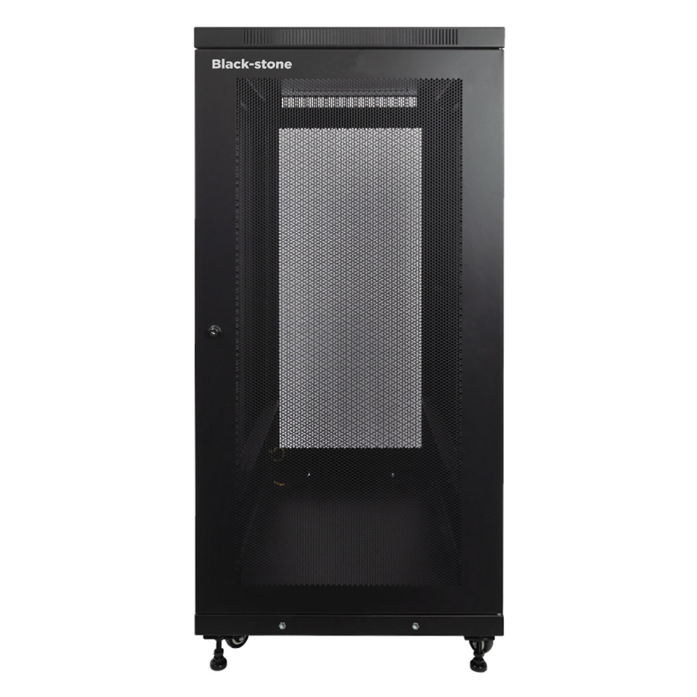 BLACKSTONE Standalone 18U 600mm Depth Networking Cabinet Perforated